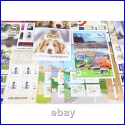 LOT DE COLLECTORS AUTOADHÉSIFS FRANCE POUR 313 LETTRES VERTES 20g FACIALE 475