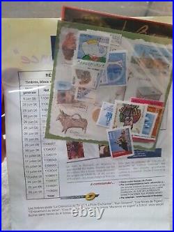 LOT DE TIMBRES FRANCE NEUFS TTB FACIALE 234,63 Euros