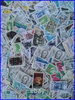 Lot 1000 Timbres France Neufs Affranchissement -50% Moitié prix Sous Faciale