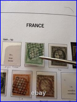 Lot 1557 Collection France 1849-1950 dt n°2,6,33, caisses, PA 1,2,14,15