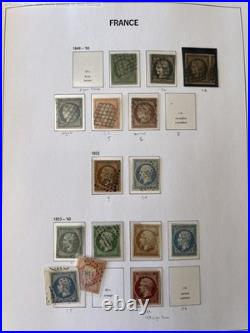 Lot 1557 Collection France 1849-1950 dt n°2,6,33, caisses, PA 1,2,14,15