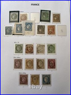Lot 1557 Collection France 1849-1950 dt n°2,6,33, caisses, PA 1,2,14,15