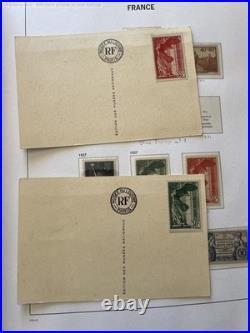 Lot 1557 Collection France 1849-1950 dt n°2,6,33, caisses, PA 1,2,14,15