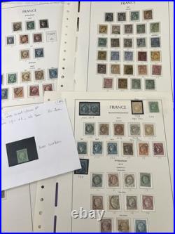 Lot 1824 Collection FRANCE 1849-1900 dt n°1,2,6,9,18, 35 neuf, 40A, 44x2+++