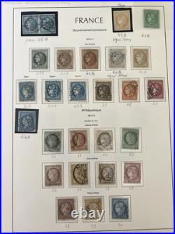 Lot 1824 Collection FRANCE 1849-1900 dt n°1,2,6,9,18, 35 neuf, 40A, 44x2+++ Lot 1824 Collection FRANCE 1849-1900 dt n°1,2,6,9,18, 35 neuf, 40A, 44x2+++