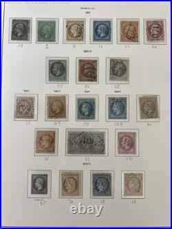 Lot 1824 Collection FRANCE 1849-1900 dt n°1,2,6,9,18, 35 neuf, 40A, 44x2+++