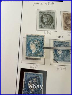 Lot 1824 Collection FRANCE 1849-1900 dt n°1,2,6,9,18, 35 neuf, 40A, 44x2+++
