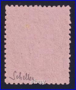 Lot 1883 n°58 Cérès 10c brun s. Rose neuf B/TB Signé Scheller