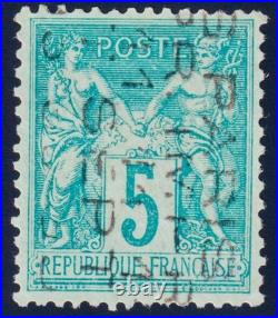Lot 1985 Préoblitéré 5c Sage n°15 neuf TB & Centrage ++ Signé Scheller