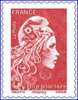 Lot 20 Carnet de 12 timbre validité Permanente lettre prioritaire 20g planche