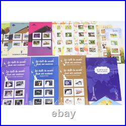 Lot 224 Timbres Autoadhésifs Vp Lettres Vertes 20g Collectors Thématique Faune