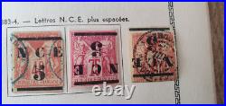 Lot 320 Timbres Colonie Française Nouvelle Calédonie Neuf Oblitéré 1881 à 1946