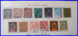 Lot 320 Timbres Colonie Française Nouvelle Calédonie Neuf Oblitéré 1881 à 1946