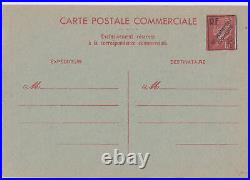 Lot 353-12 Libé Marseille n°55E 80c brun sur carte neuve Signée Calves