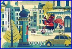 Lot 4 NFTIMBRE 5 2025 Neuf sous blister Coq citadin montagnard champêtre marin