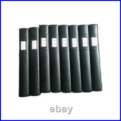 Lot 8 Albums Noires Linder sans les Timbres de France 1849 à 2007