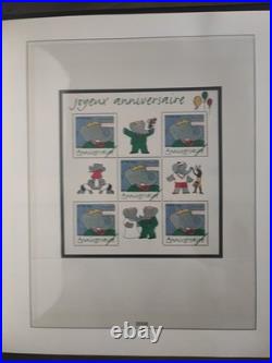 Lot 8 Albums Noires Linder sans les Timbres de France 1849 à 2007