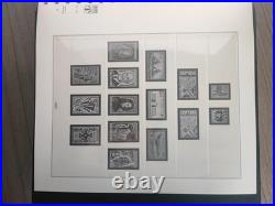 Lot 8 Albums Noires Linder sans les Timbres de France 1849 à 2007