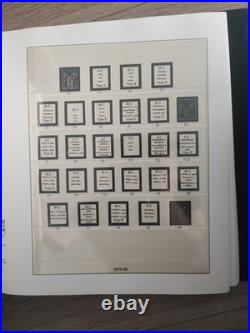 Lot 8 Albums Noires Linder sans les Timbres de France 1849 à 2007