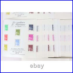 Lot Blocs Feuillet Timbres En Euros Avec Défauts Pour Affranchir, Faciale 329