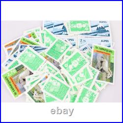 Lot De 100 Affranchissements Pour Lettres 20g France Avec 3 Timbres En Francs