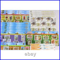 Lot De 40 Blocs De Timbres-poste A 5 Idéal Pour Affranchissement Faciale 200