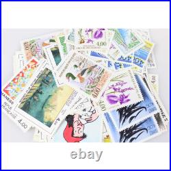 Lot De 50 Affranchissements Pour Lettres 100g France Avec 4 Timbres En Francs