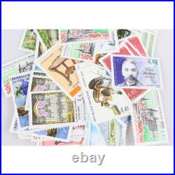 Lot De 50 Affranchissements Pour Lettres 100g France Avec 4 Timbres En Francs