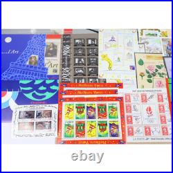Lot De Carnets Et Blocs En Francs Timbres Neufs Valeur Faciale 2143 Ffr