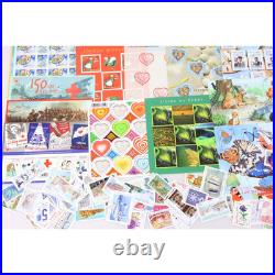 Lot De Timbres-poste Et Blocs En Euros Faciale 208 Collection/affranchissement