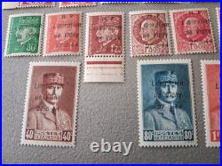 Lot Timbres Libération De vichy