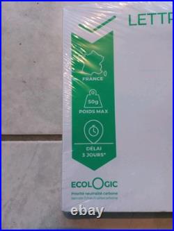 Lot de 100 enveloppes à fenetre Lettre Verte 50g France Prêt à Poster 229 x 162