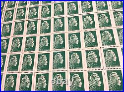 Lot de 100 timbres Marianne lettre verte 20 grammes verts roulette neuf