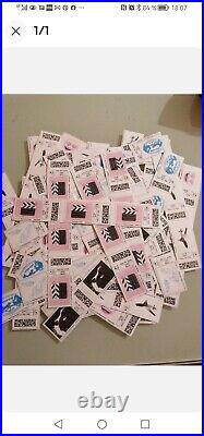 Lot de 120 timbres Lettre verte 250 gr Autocollant validite permanente