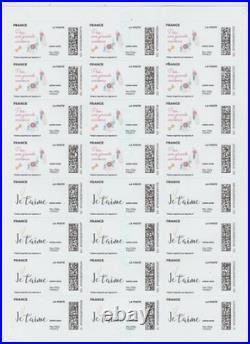 Lot de 120 timbres à validité permanente