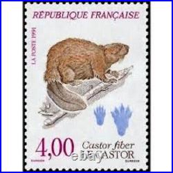 Lot de 266 timbres neufs de 4 Francs -40 % sous-faciale affranchissement FRANCE