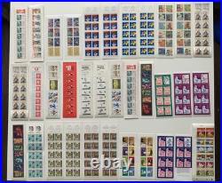 Lot de 49 planches timbres France variés Collection Croix-Rouge, BD, Coeur Etc