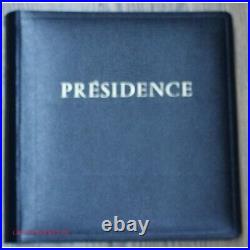 Lot de 9 albums Présidence Cérès de 1950 à 2004 avec timbres envoi France unique