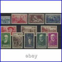 Lot de timbres de France 1917-1938 neuf, TB/ SUP