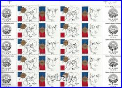 Lot de timbres francs 1000 euros de façiale et 40 % remise