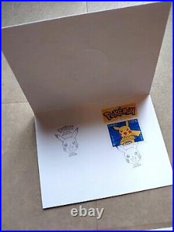 Lot timbre Pikachu Pokémon Collector+ Document Philatélique + Planche + Carte