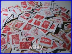 Lot timbres 272 TVP rouge a 1,16 faciale 315,52 neuf collé sur papier