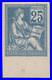 N°114d Mouchon 25c bleu Type I Non Dentelé /TB Signé Calves