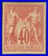 N°70a, non-dentelé, Sage 40c rouge-orange, Type I, neuf signé A. BRUN TB
