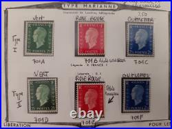 N°YT 701A à 701F SERIE DE LONDRES neufs