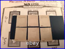 N°YT 701A à 701F SERIE DE LONDRES neufs