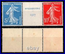 Paire de SEMEUSES STRASBOURG, Neufs = Cote 1200 / Lot Timbres FRANCE