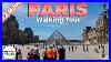 Paris Walking Tour 4k With Captions