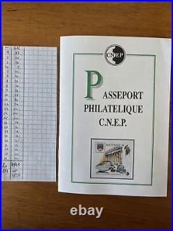Passeport Philatélique C. N. E. P 24 Pages Cote 754 net 250 port offert
