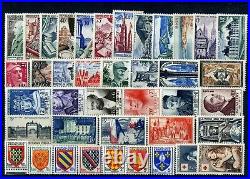 Photo Contractuelle Timbre France Neuf / Mnh / Annee Complete 1954 Cote + 315